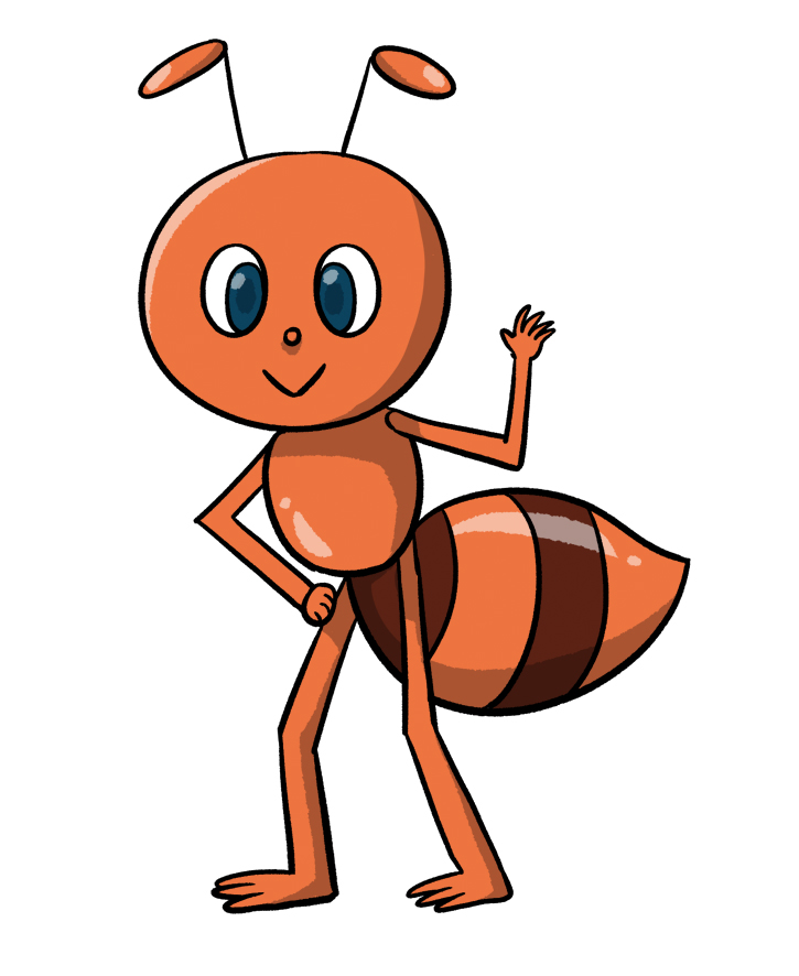 Picture coloring (ant)